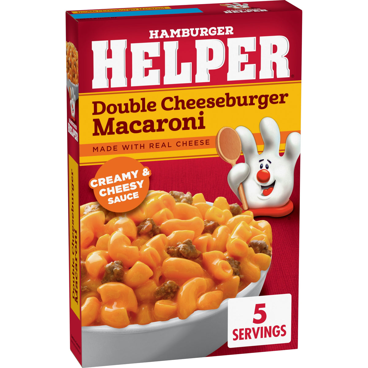 Six-pack of Hamburger Helper Double Cheeseburger Macaroni
