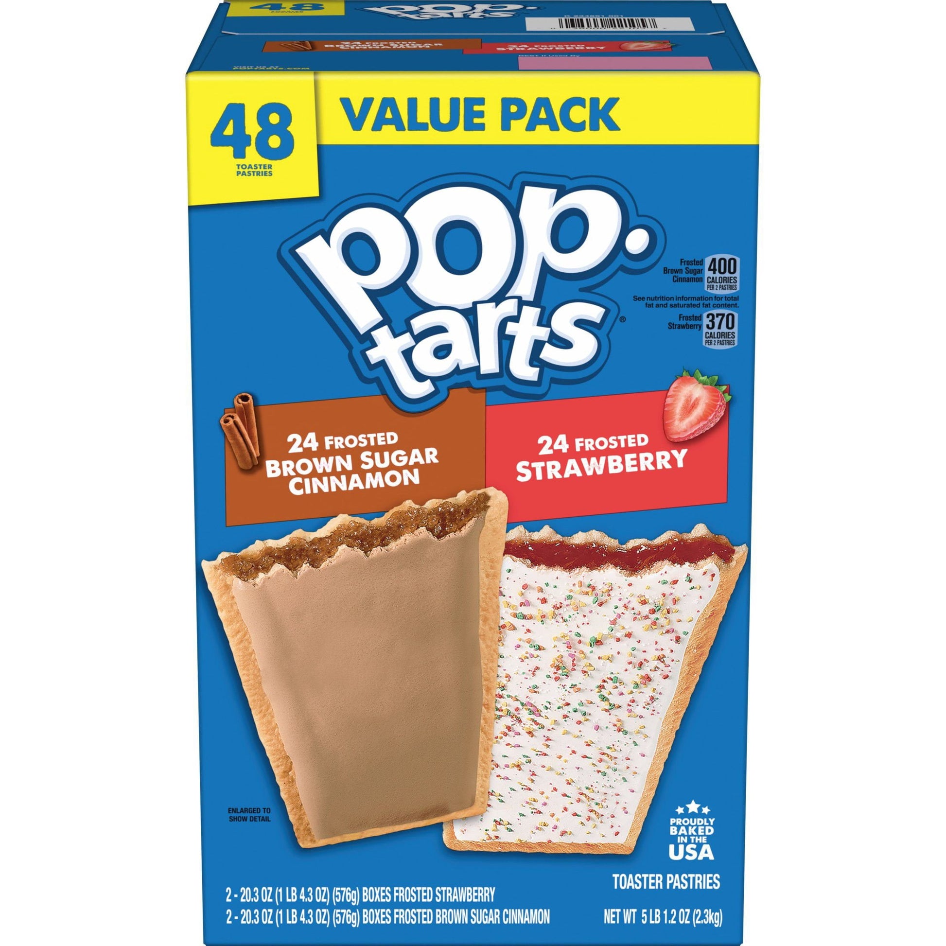 Pop-Tarts Frosted Toaster Pastries variety pack 48 count