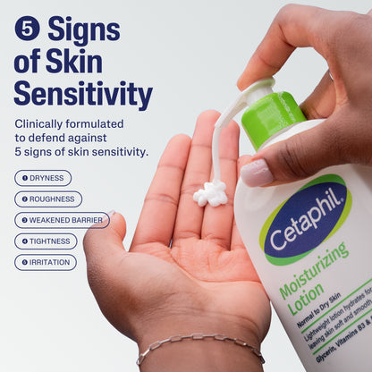 Cetaphil lotion for sensitive, normal to dry skin