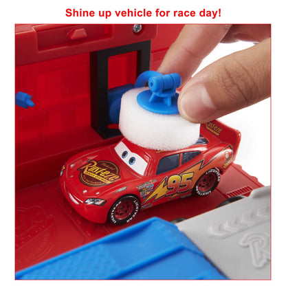 Disney Pixar Cars Mack hauler and tune-up station toy