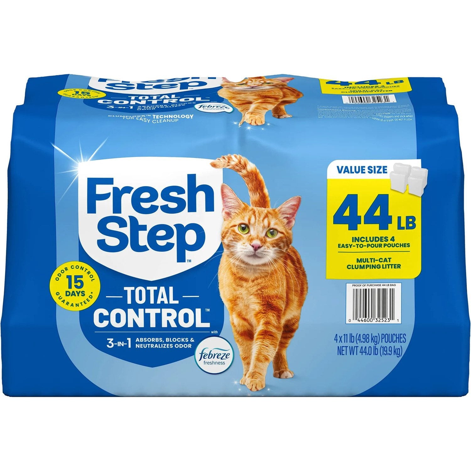 Fresh Step Total Control scented clumping litter 44 lb