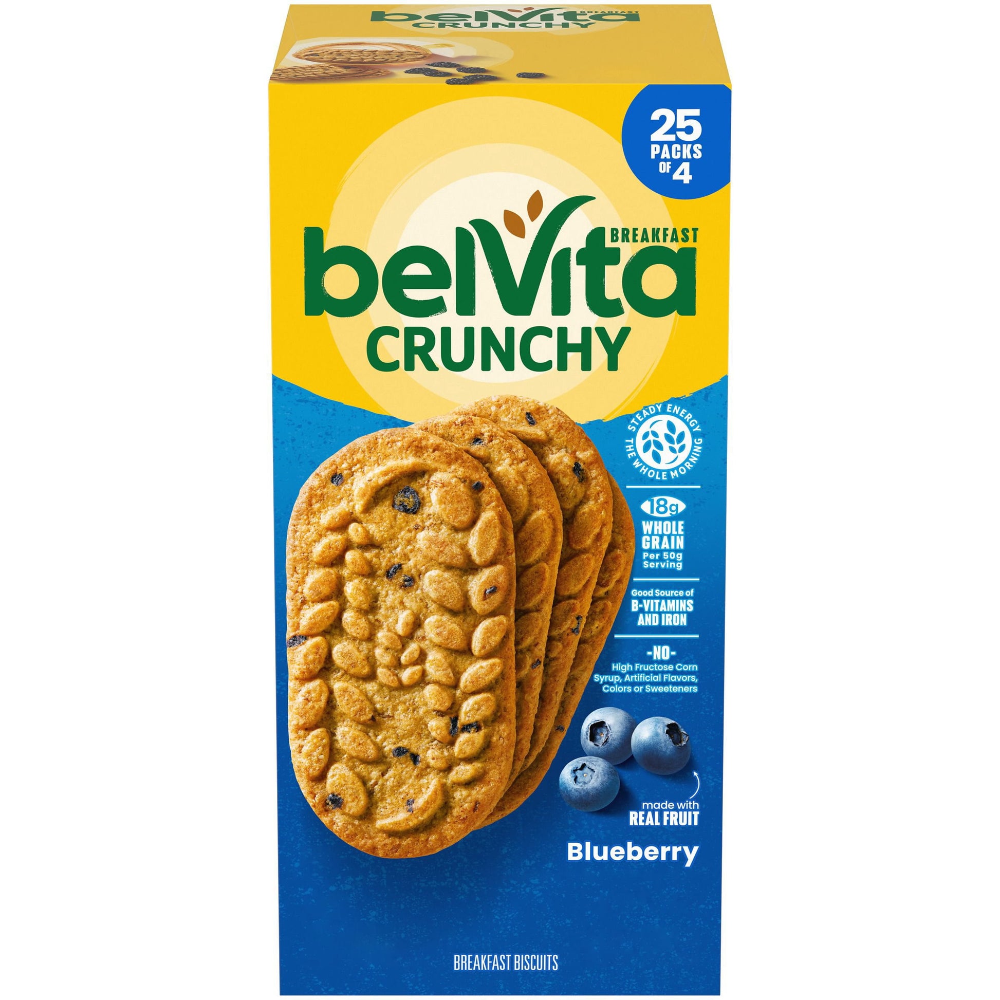 belVita blueberry breakfast biscuits 25 pack