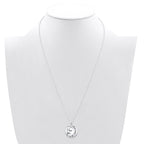 Believe by Brilliance pendant necklace with 18-inch sterling silver chain