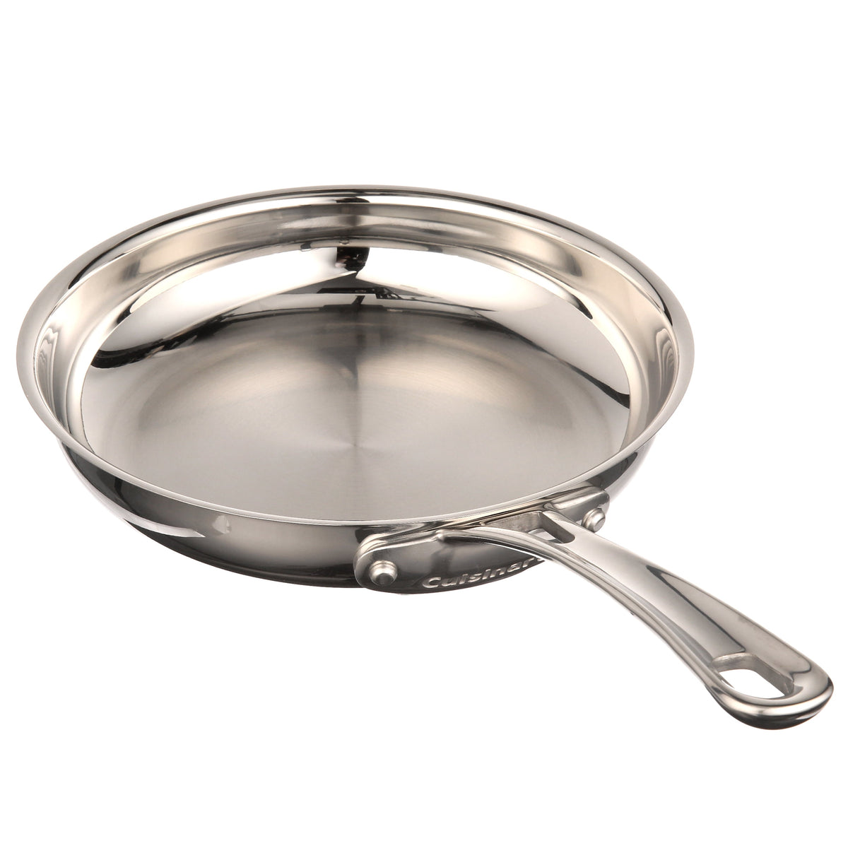 Cuisinart stainless steel skillet with contoured styling