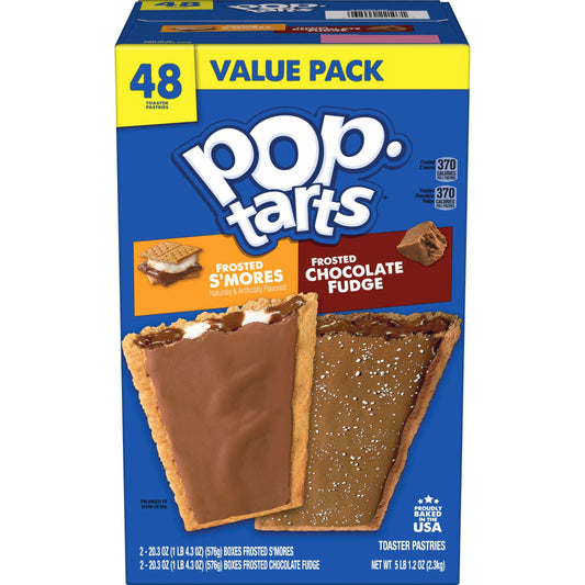 Pop-Tarts Chocolate Toaster Pastries variety pack 48 ct
