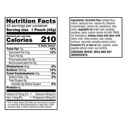 Baked cheddar snack crackers by Sunshine
