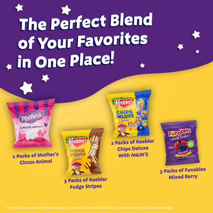 Keebler cookie and fruity snack assortment, 9.4 oz