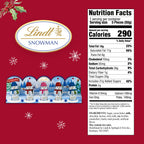 Lindt Mini Snowman chocolate stocking stuffers