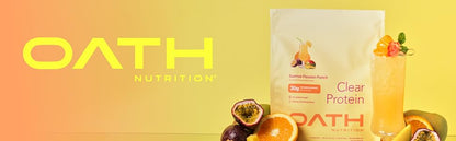OATH NUTRITION fruit-flavored whey isolate powder