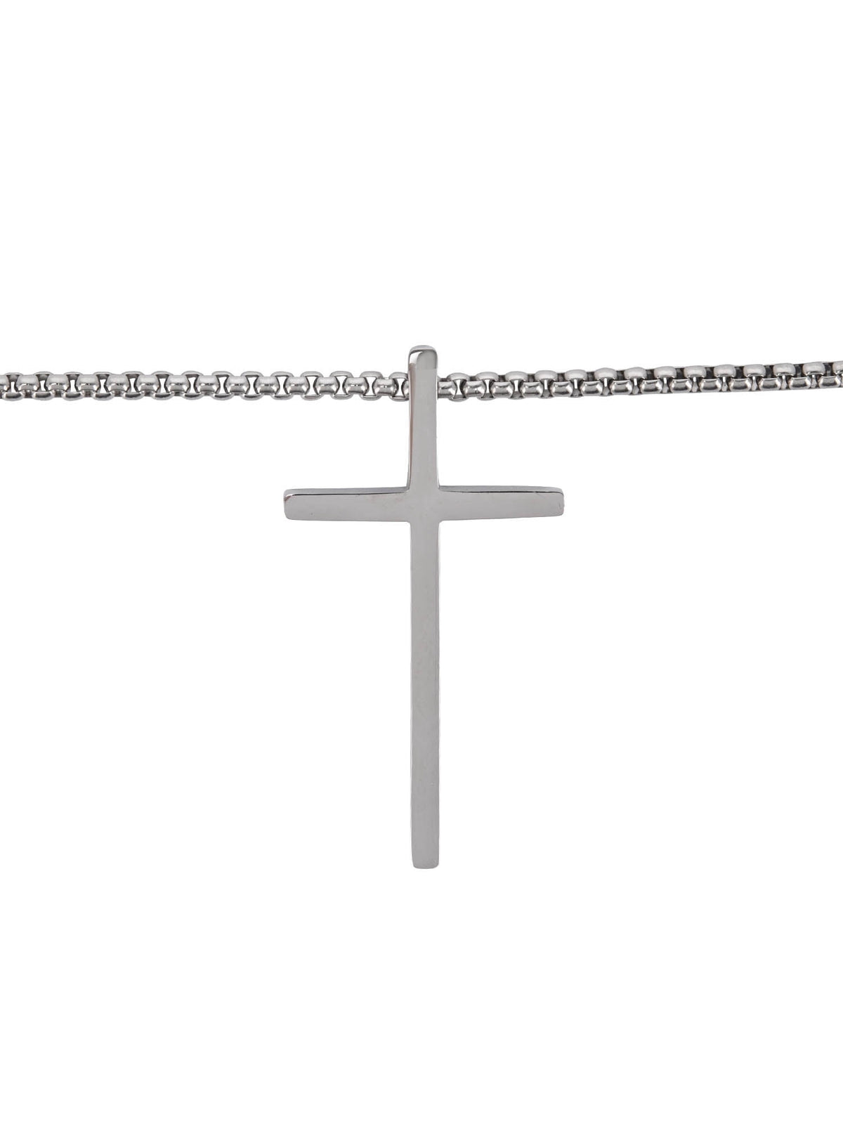 Believe by Brilliance cross pendant with Philippians 4:13 inscription