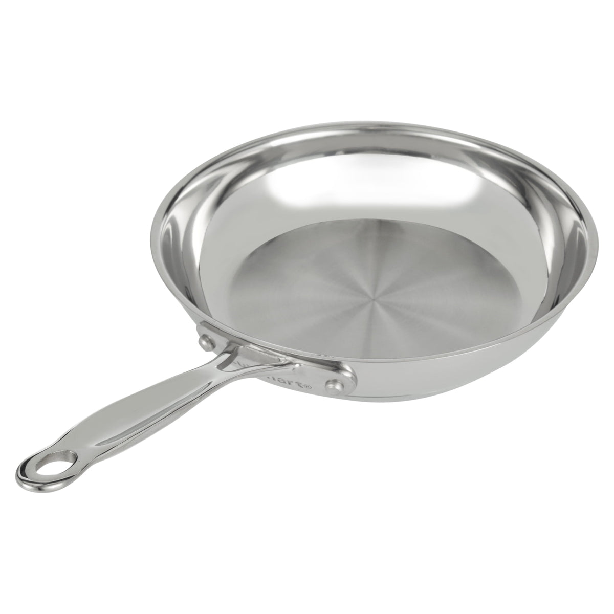 Cuisinart 8-inch skillet with polished stainless steel exterior