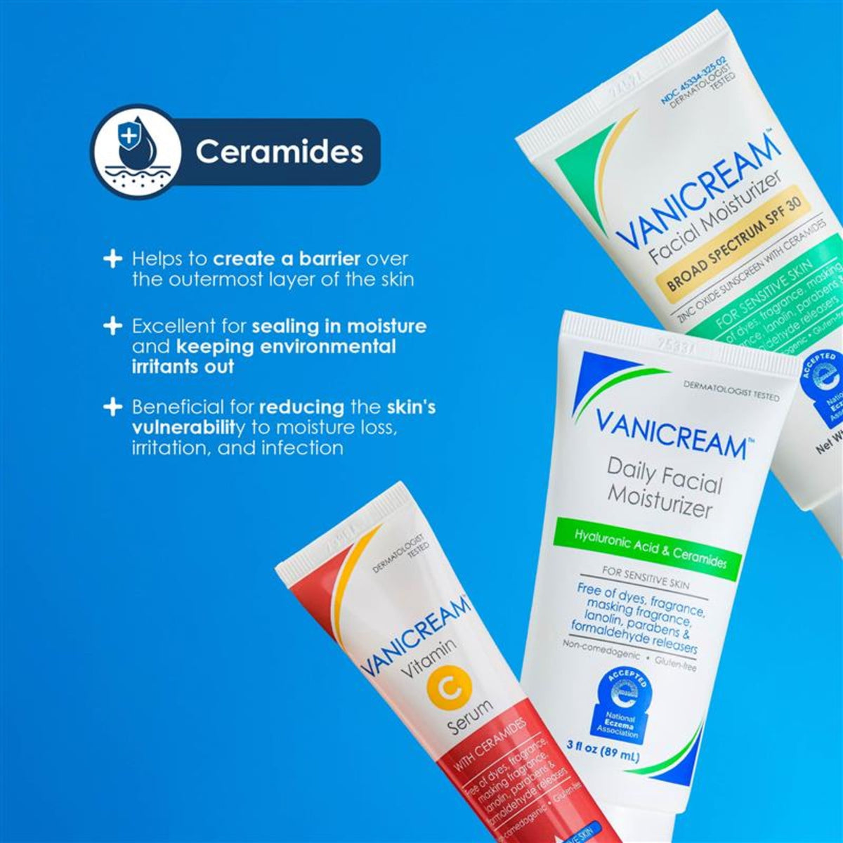 Vanicream rich yet lightweight moisturizing lotion