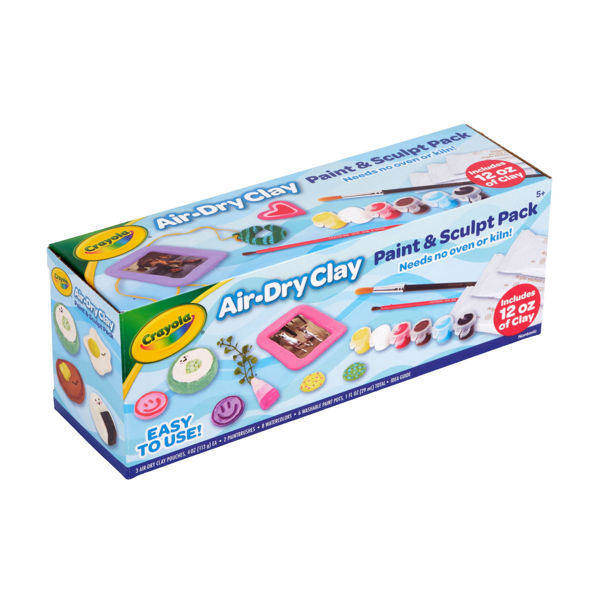 Crayola clay and paint kit with watercolors
