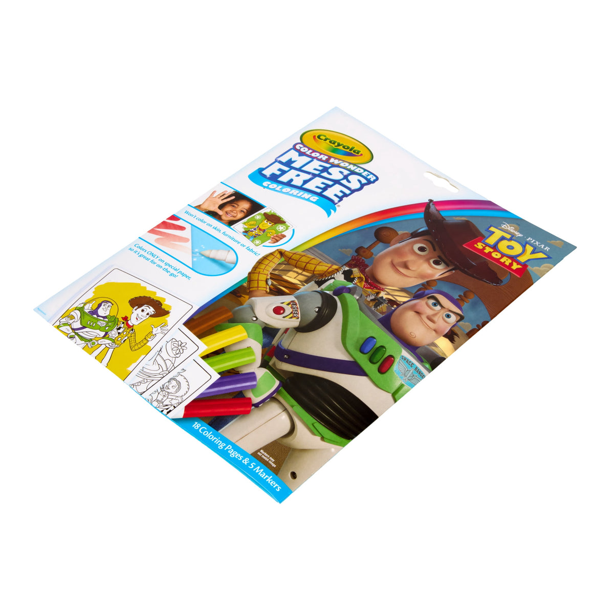 Toy Story 5 Color Wonder set with five markers