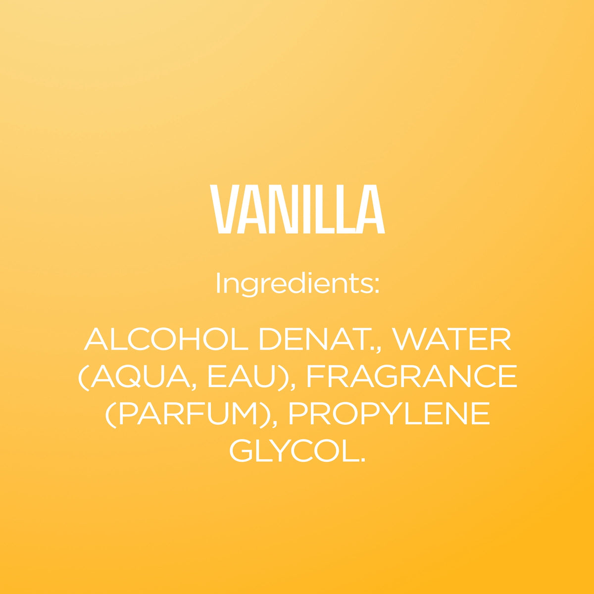 Body Fantasies Vanilla fragrance with pump dispenser and lid