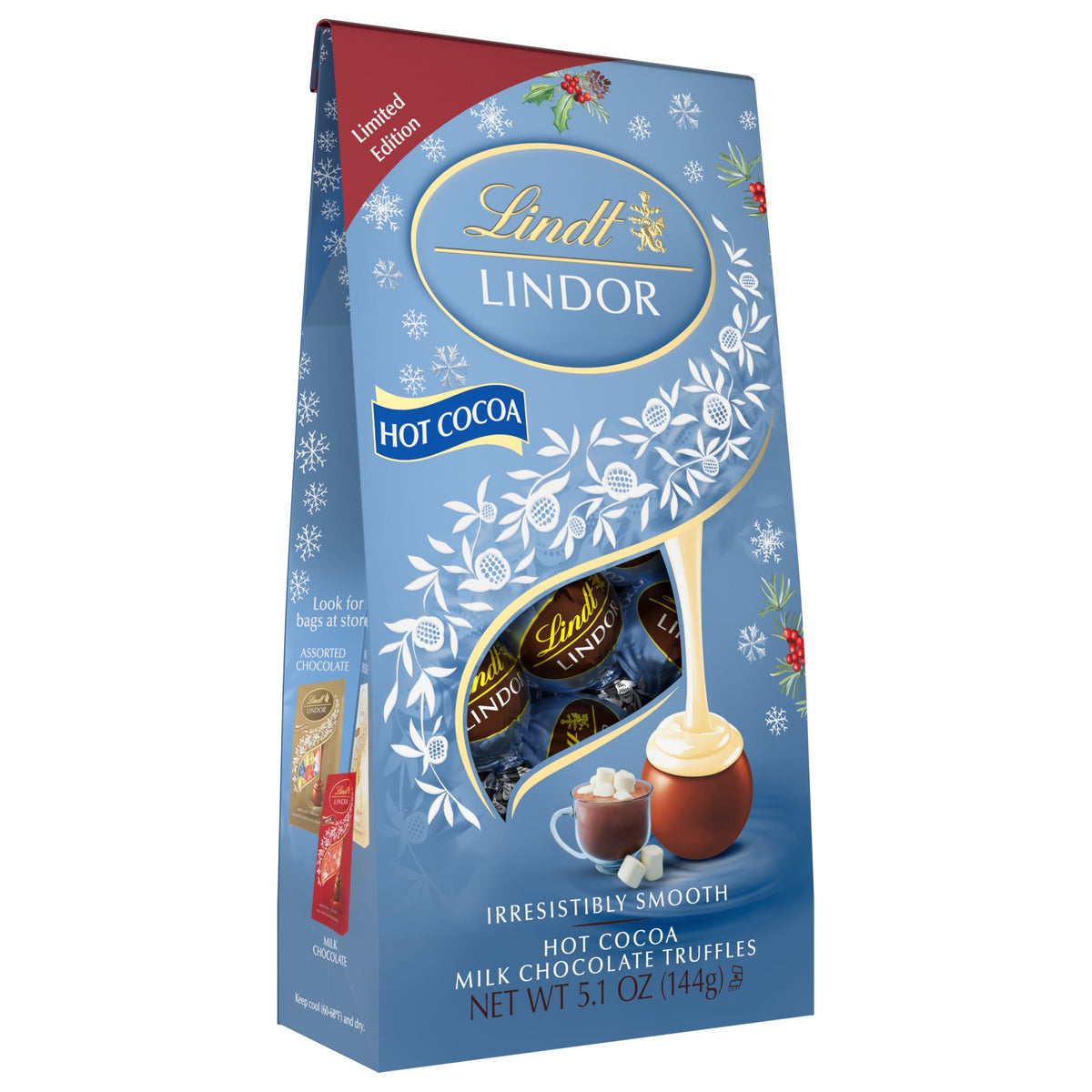 Lindt milk chocolate truffles for holiday gifting