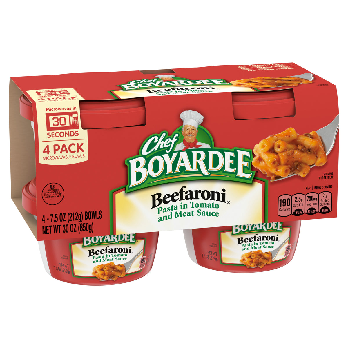 Chef Boyardee Beefaroni microwavable pasta bowl
