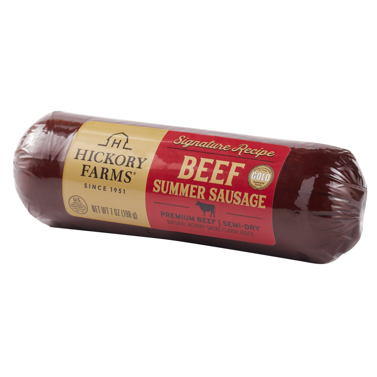 Hickory Farms gourmet summer sausage for appetizers