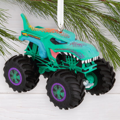 Hallmark Mega-Wrex ornament with dinosaur-inspired detailing