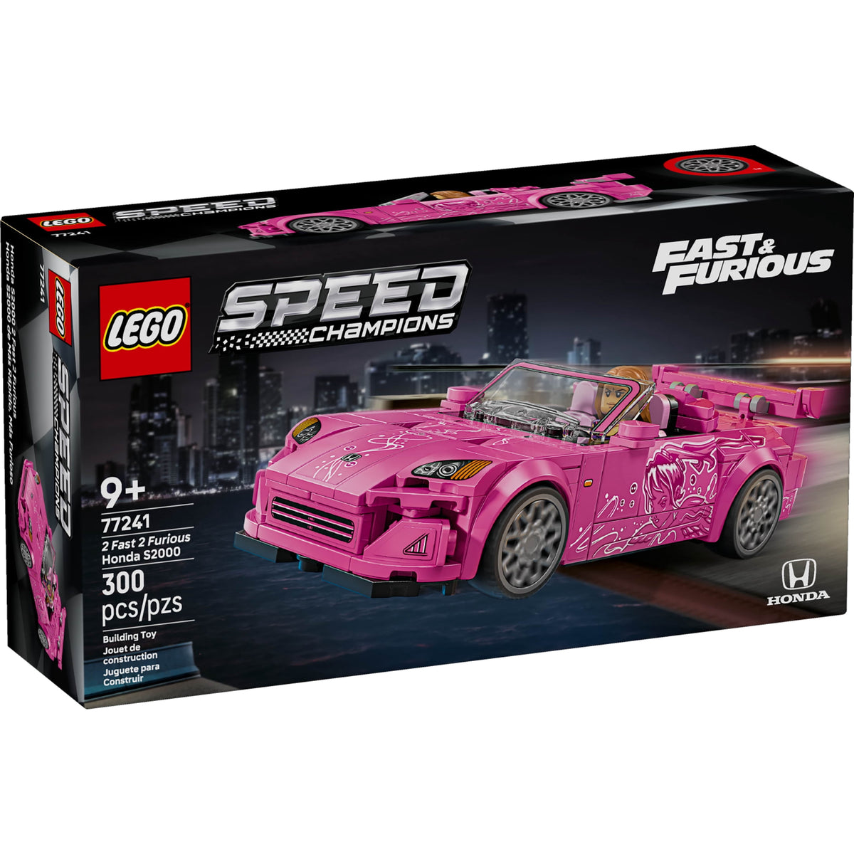Suki’s pink Honda S2000 LEGO movie car model