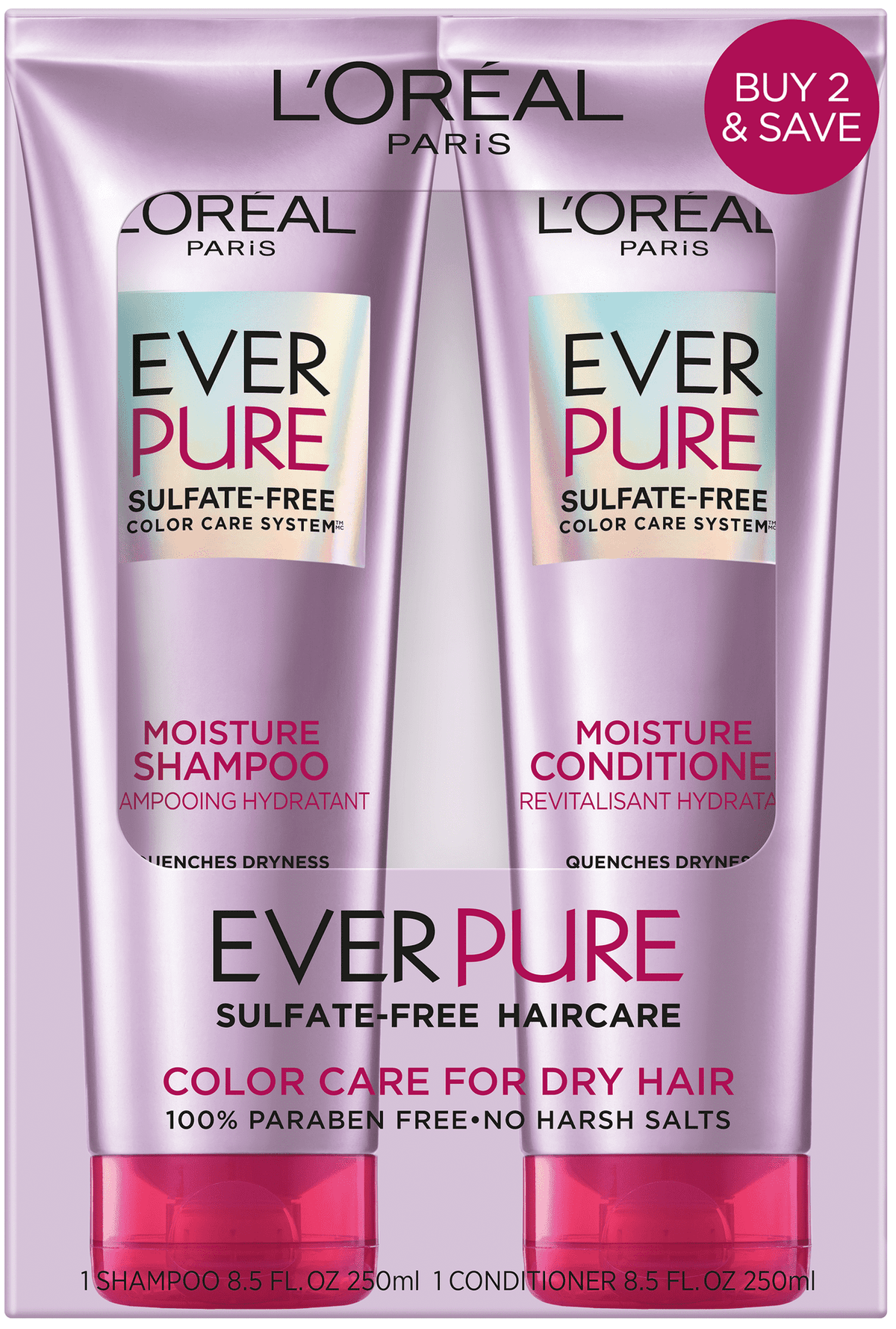 EverPure sulfate-free shampoo and conditioner for color-treated hair