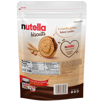 Nutella hazelnut-filled biscuits for lunchbox snacks