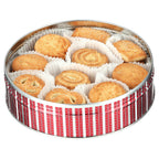 Great Value butter cookies in a Christmas-themed tin