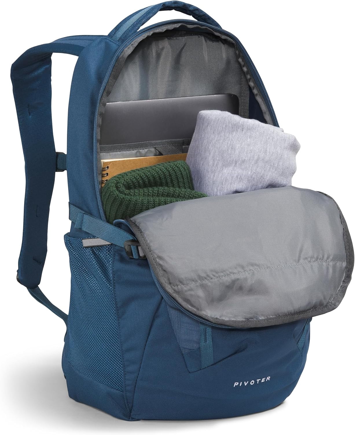 The North Face Pivoter backpack with padded shoulder straps