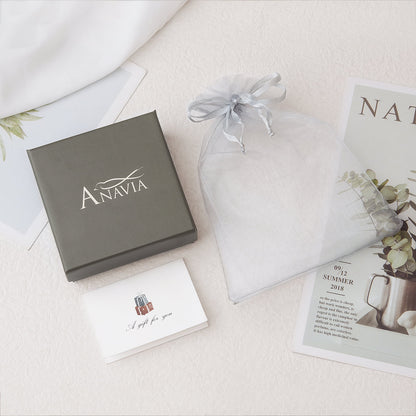 Anavia double circle jewelry gift with holiday message
