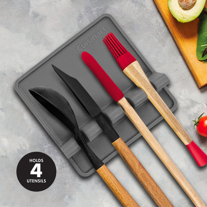 Food-grade silicone utensil rest by Cuisinart