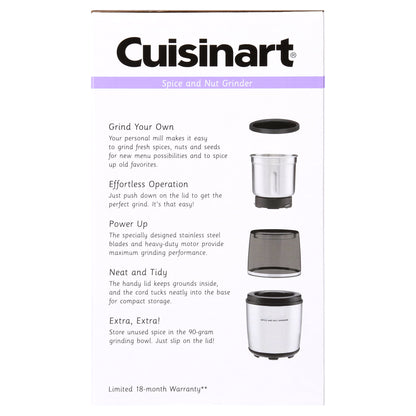Cuisinart grinder for custom spice blends