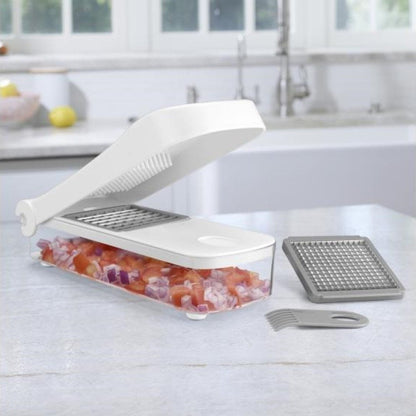 Cuisinart chopper with large and small dice blade options