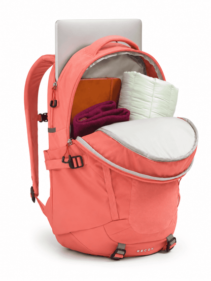 Women-specific everyday backpack with laptop sleeve