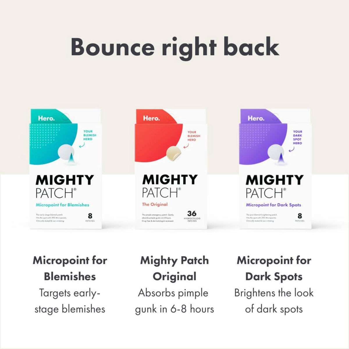 Hero Cosmetics Mighty Patch Original non-comedogenic patches