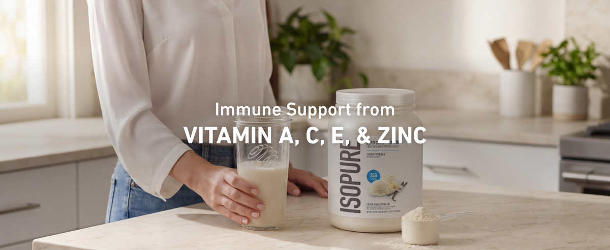 Isopure Creamy Vanilla 3 lb protein powder
