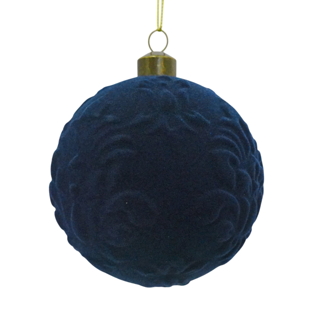 Holiday Time 3.9-inch velvet-feel ball ornaments