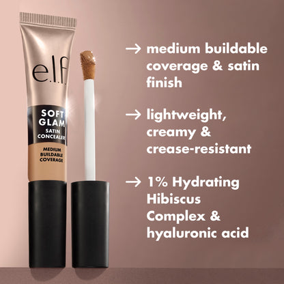 e.l.f. Soft Glam lightweight creamy concealer