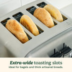 Cuisinart Metal Classic toaster with dual control panels