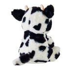 Soft black-and-white farm animal plush