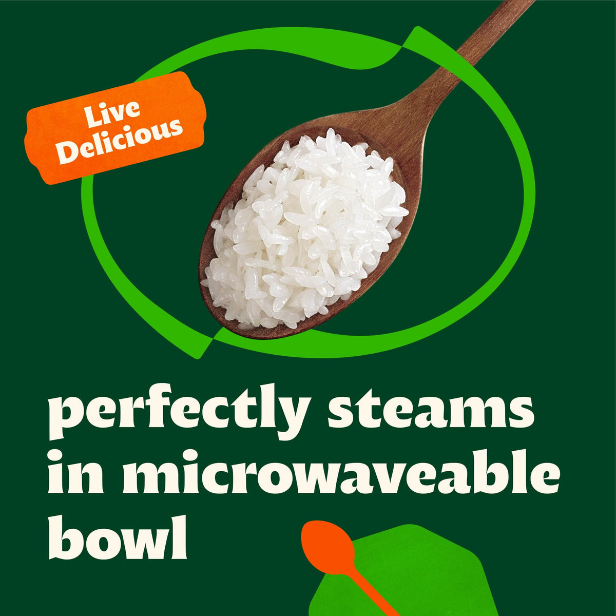 Bibigo steam-cooked medium-grain rice