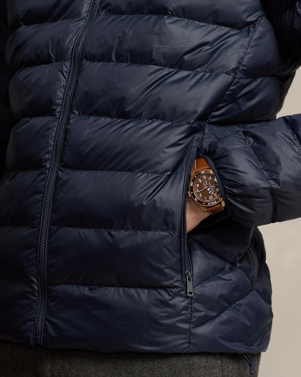 Polo Ralph Lauren lightweight lined packable jacket