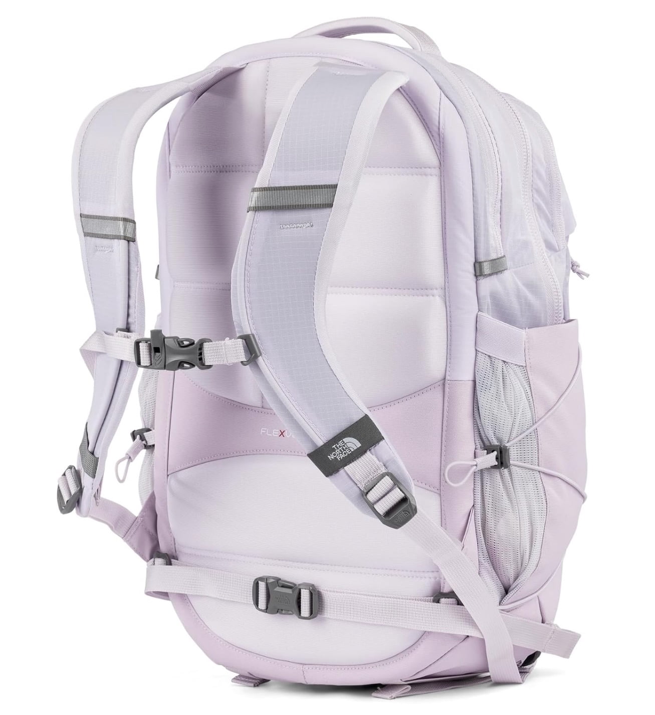 Lavender Fog Borealis daypack with bungee straps