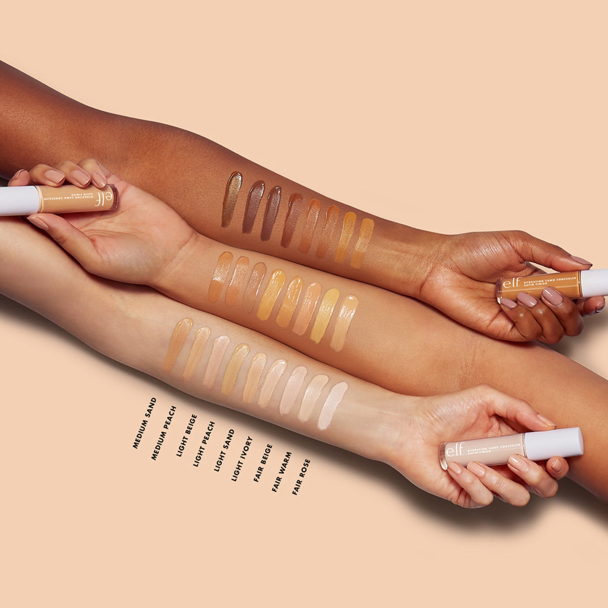 e.l.f. Fair Warm concealer with a satin finish
