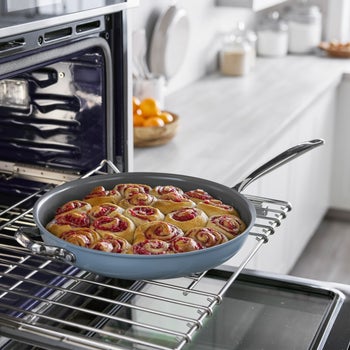 GreenPan The Big Fry 14 inch ceramic nonstick pan