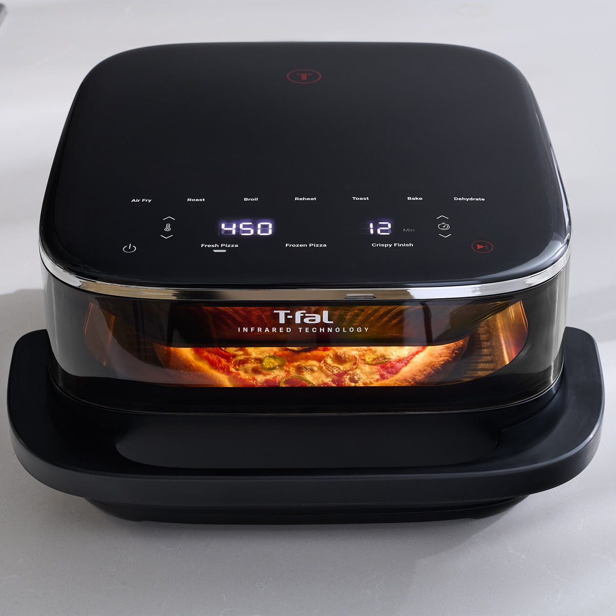 T-fal XXL air fryer fits 12 inch pizza