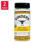 Kinder's Organic Buttery Steakhouse seasoning 2-pack