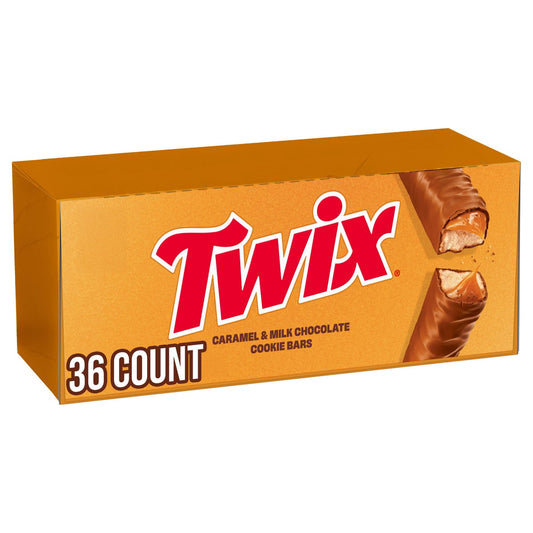 Twix full size caramel cookie chocolate candy bar pack