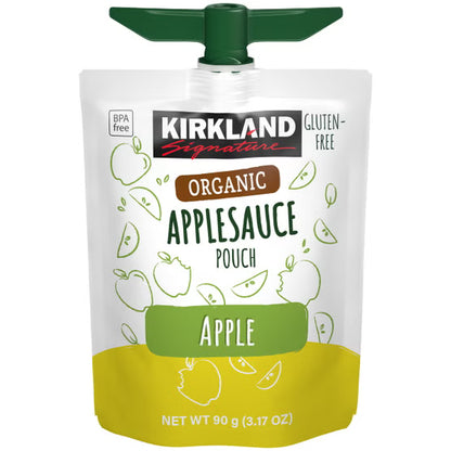 Kirkland Signature, Organic Applesauce, 3.17 oz, 24-Count