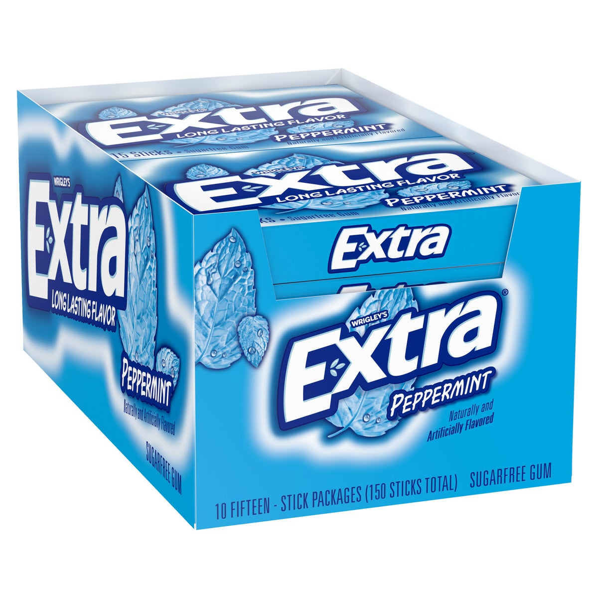 Extra peppermint sugar free gum slim pack