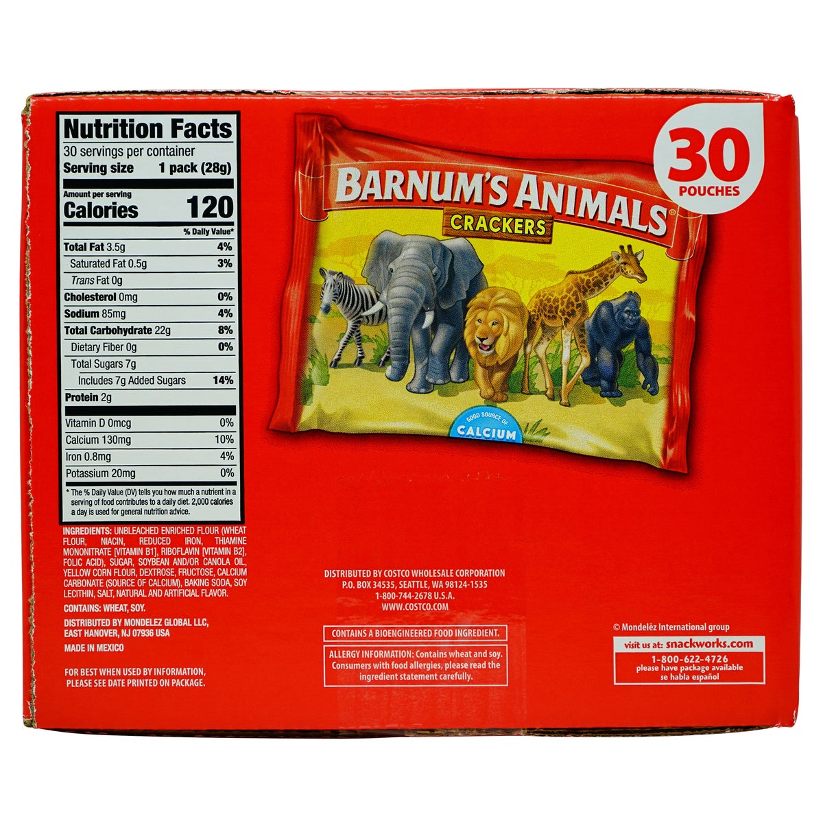 Nabisco animal crackers bulk snack pack